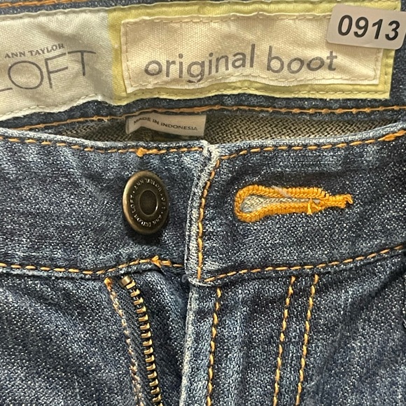 Ann Taylor loft jeans boot cut size 0 petite - Picture 5 of 9